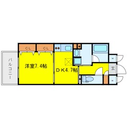 アルグラッド野田駅前の物件間取画像